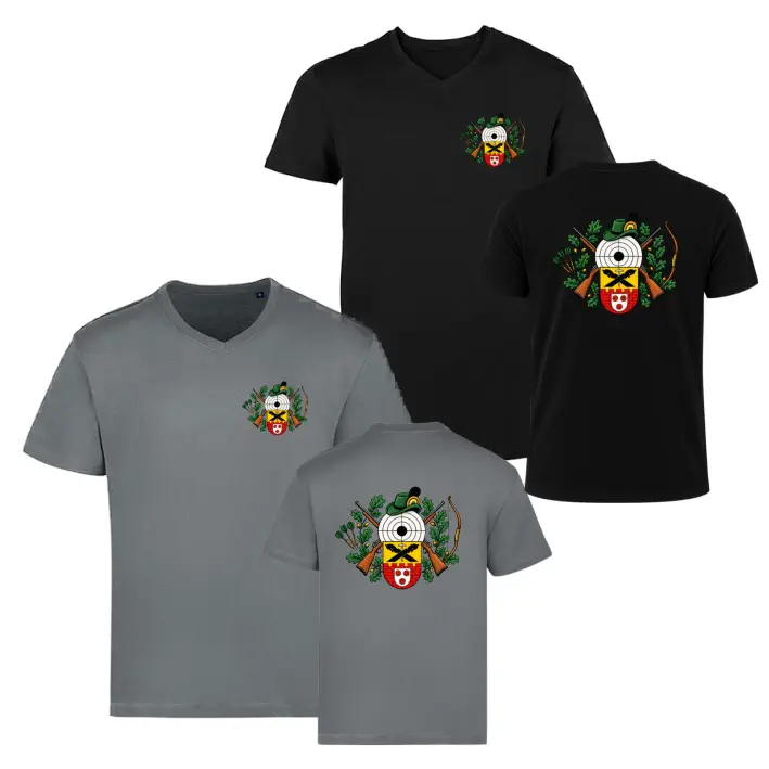 Schützenverein Loccum Shirt V2 mit V-Ausschnitt (Stone/Black)