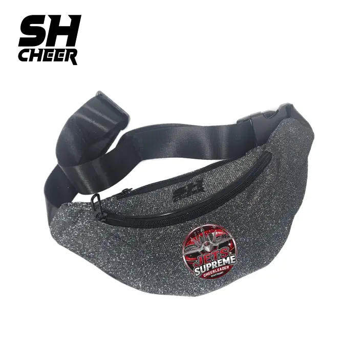 Jets Supreme Cheerleader SHCheer Glitzer Belt Bag V2 (Black)