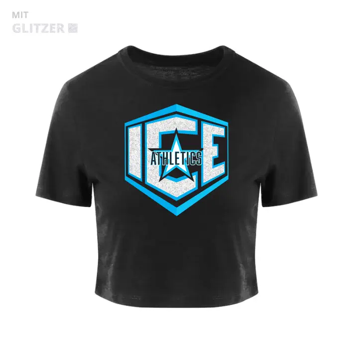 ICE Athletics Cropped Shirt V2 (Black)