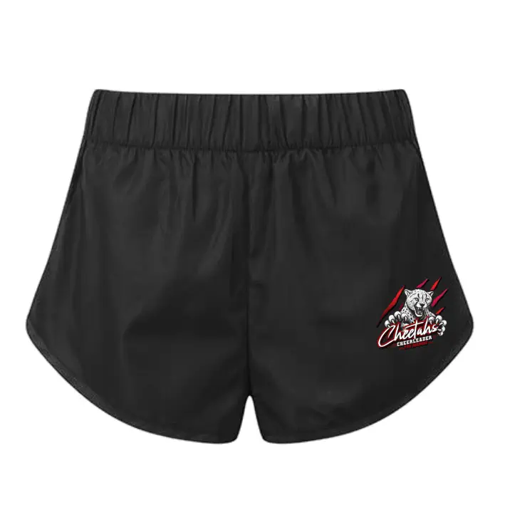 Cheetahs Cheerleader Women/Kids Shorts (Black)