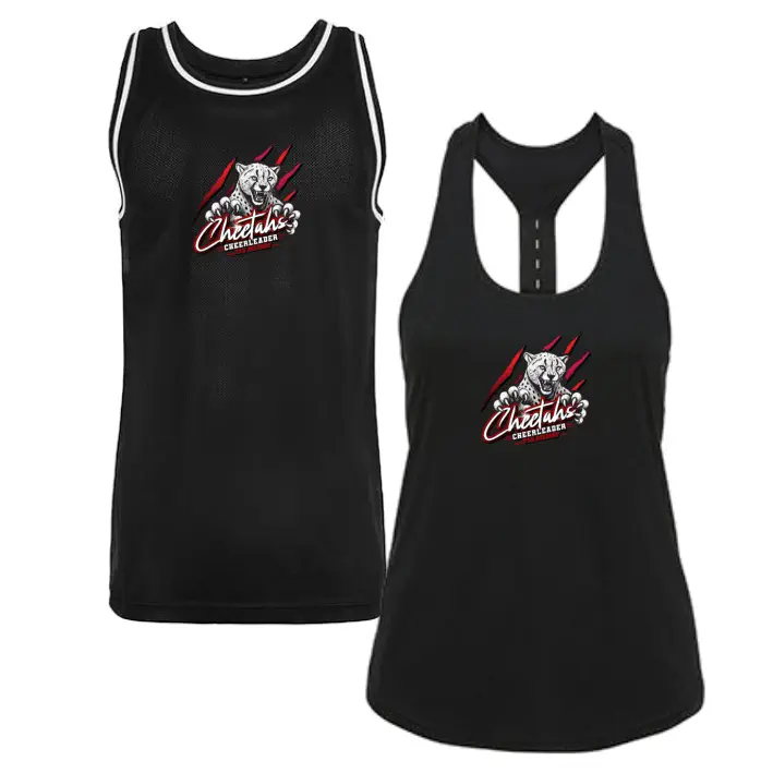 Cheetahs Cheerleader TankTop (Black)