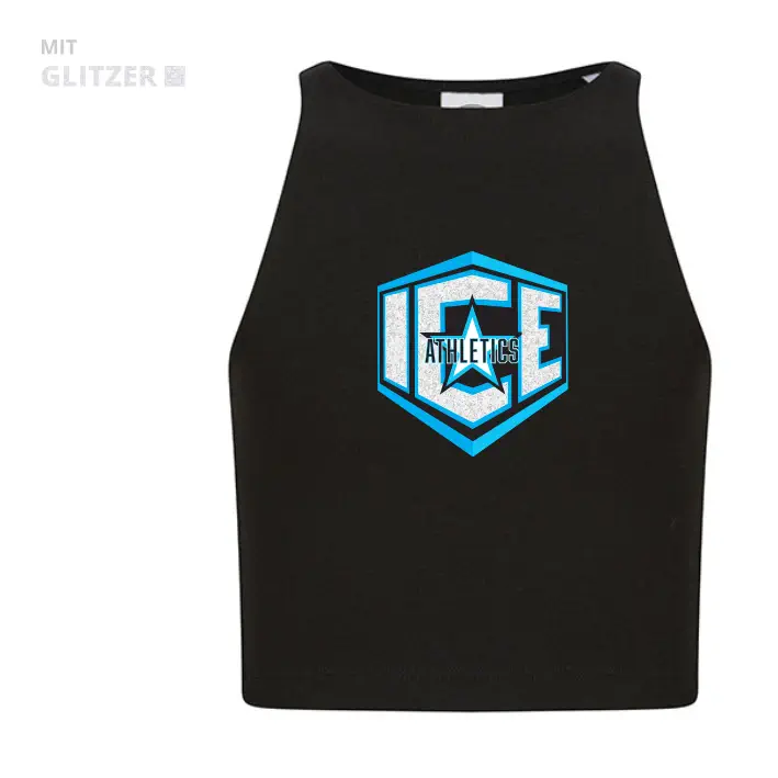 ICE Athletics Kids´ Cropped Top (Black)