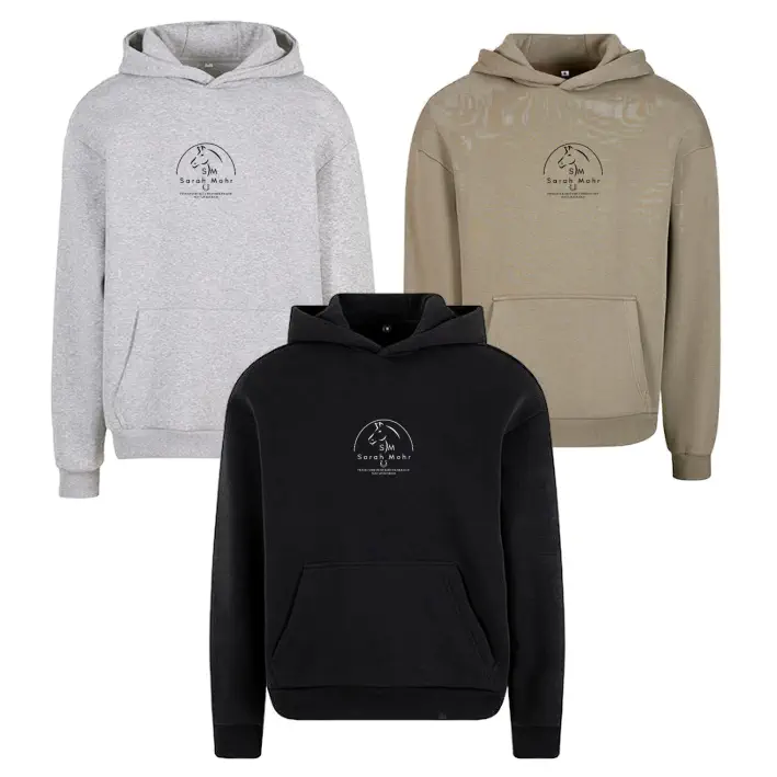 Sarah Mohr - Breitscheider Hof Fluffy Hoody V2 (Black/Beige/Heather Grey)