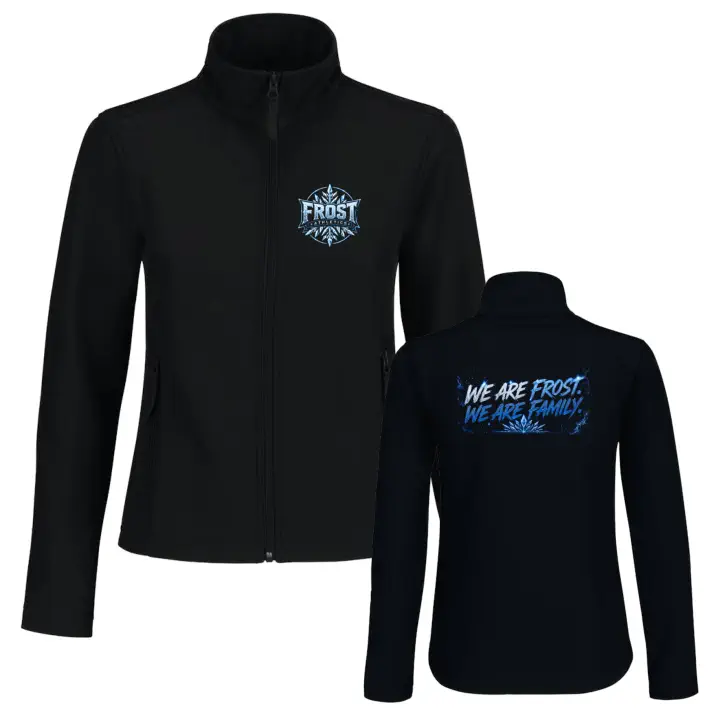 FROST Athletics Cheerleader Softshelljacke (Black/Black)