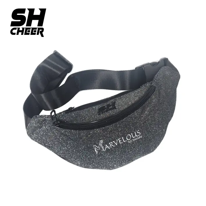 Tanzgruppen TuS Maxsain SHCheer Glitzer Belt Bag V2 (Black)