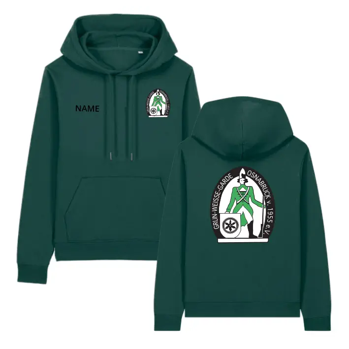 Grün-Weisse-Garde Hoodie (Glazed Green)