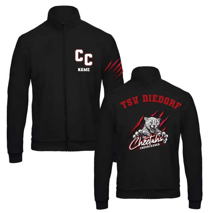 Cheetahs Cheerleader Sweat-Jacke (Black)