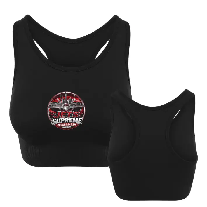 Jets Supreme Cheerleader Sporttop/Bra (Black)