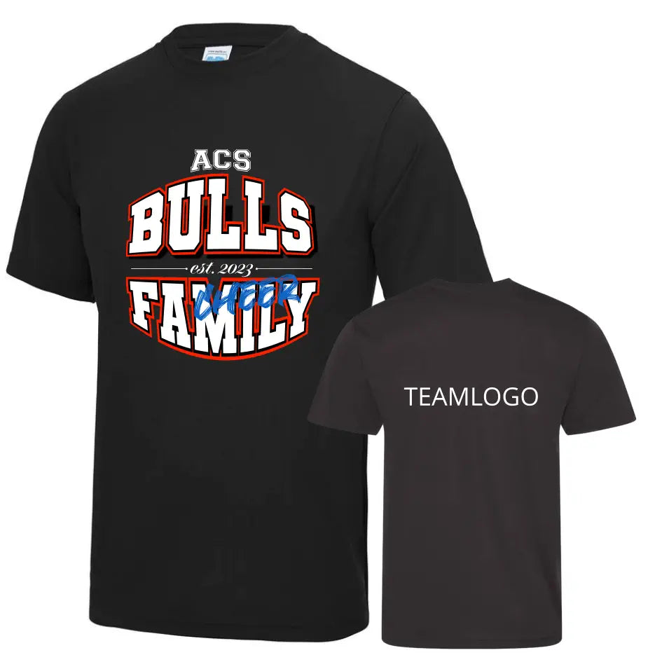 ACS Bulls Team-Family-Shirt (Black)