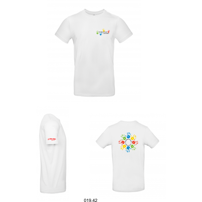 MEN E190 - T-Shirt Schillerschule bedruckt mit Wunschname