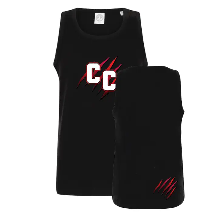 Cheetahs Cheerleader Kids TankTop V2 (Black)