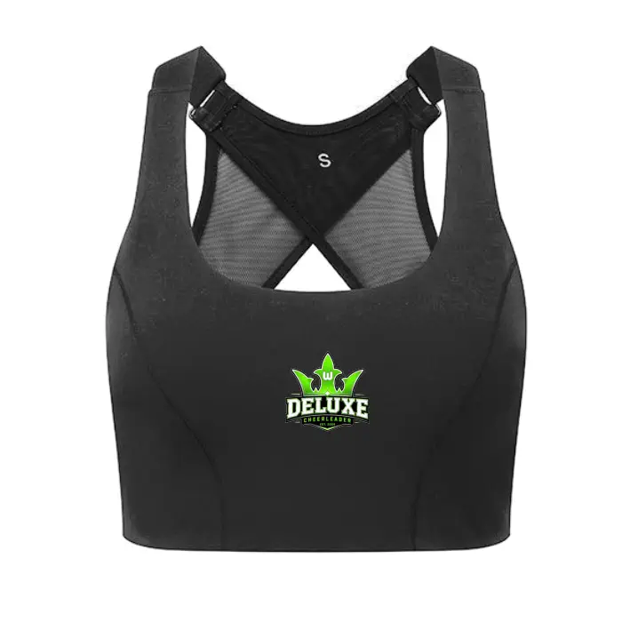 VFL Wolfsburg Deluxe Cheerleader High Impact Bra (Black)