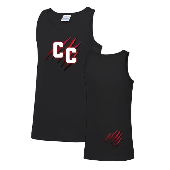 Cheetahs Cheerleader Kids Cool TankTop V2 (Black)