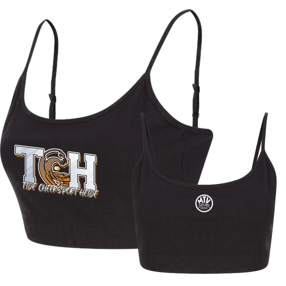 Tide Cheersport Heide Cropped Top (Black)