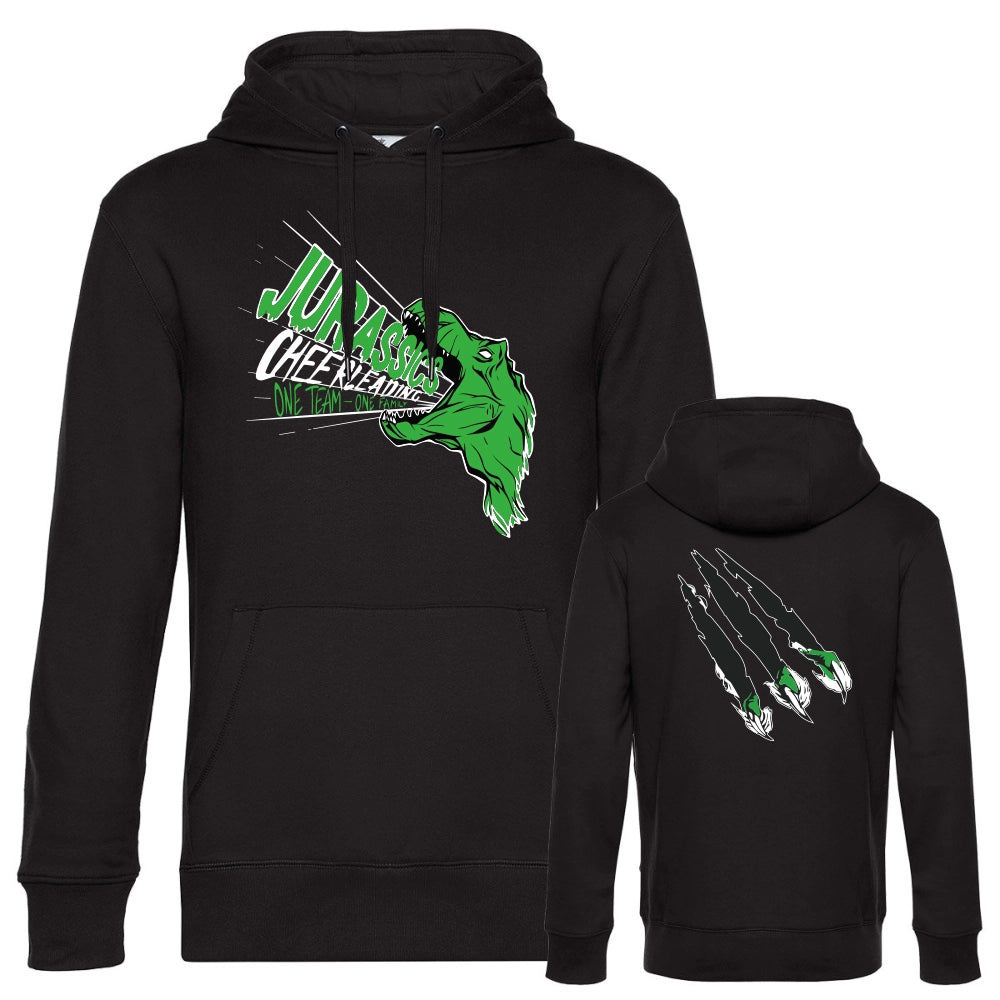 Jurassics Cheerleading Hoodie Black Shout (Deep Black)