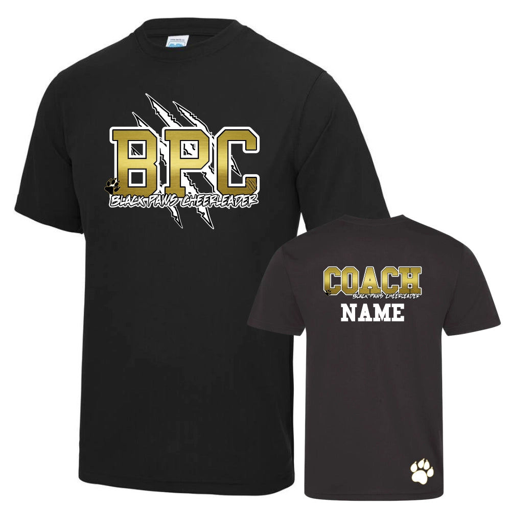 Geschützt: Black Paws Cheerleader Coachshirt (Black)