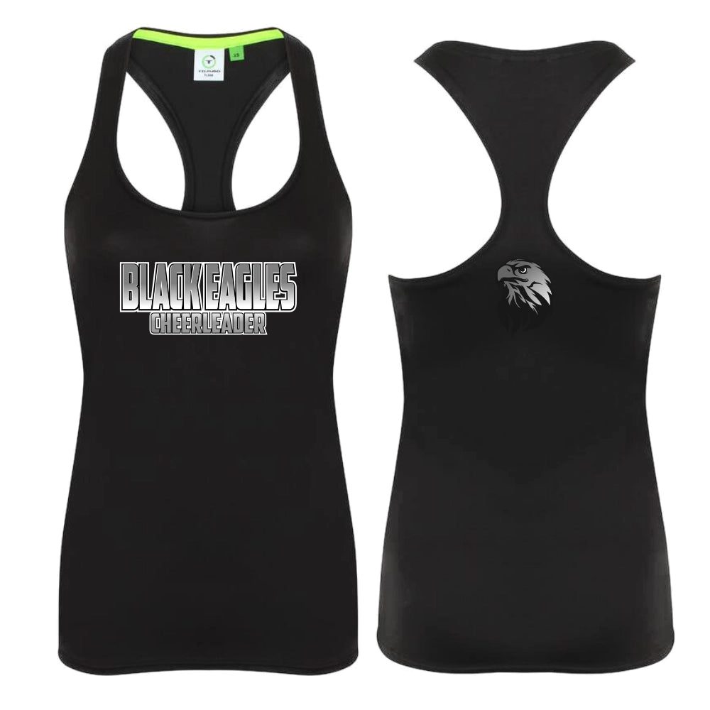 Black Eagles Cheerleader Sporttop Long (Black)