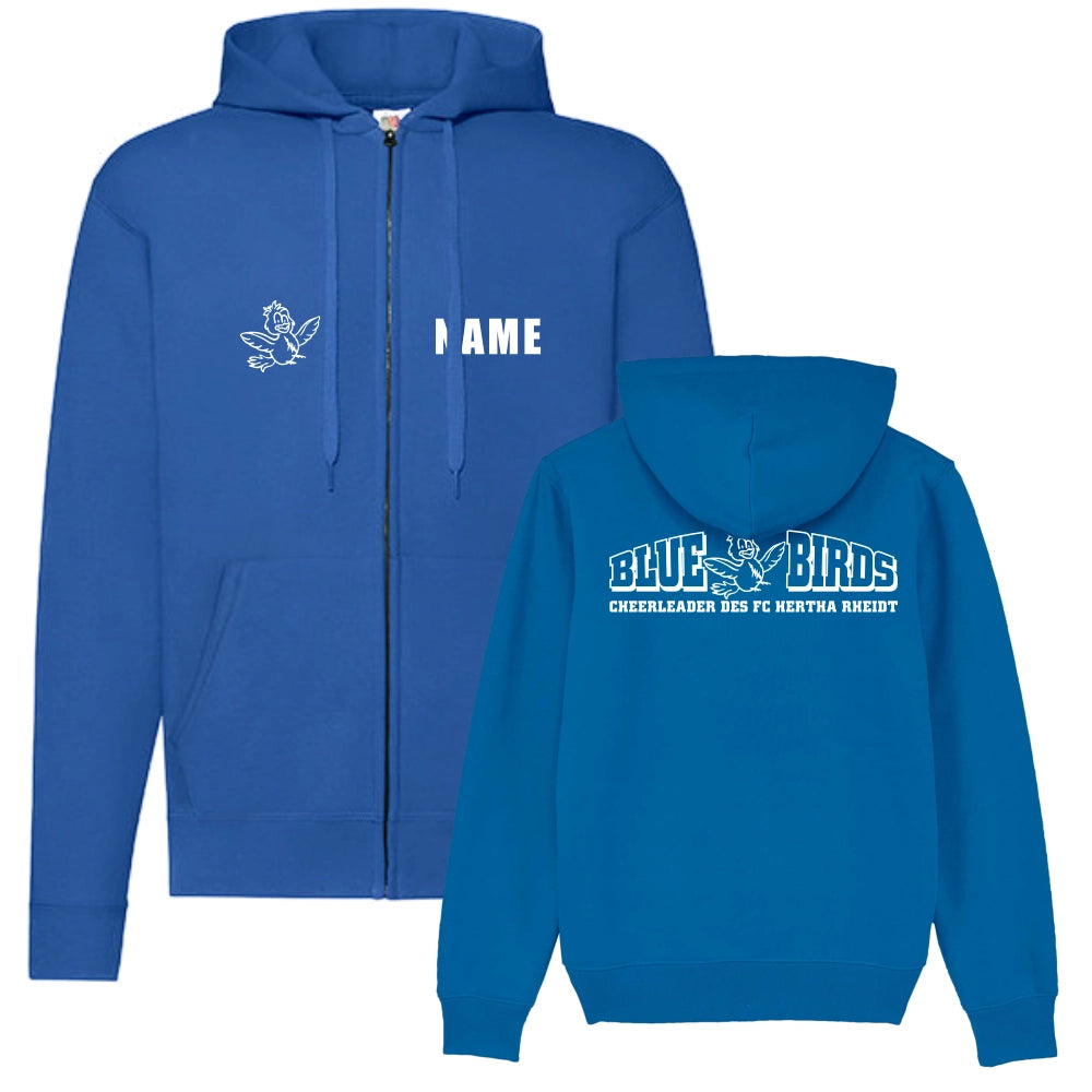 Blue Birds Hooded Sweatjacke (Royal Blue)
