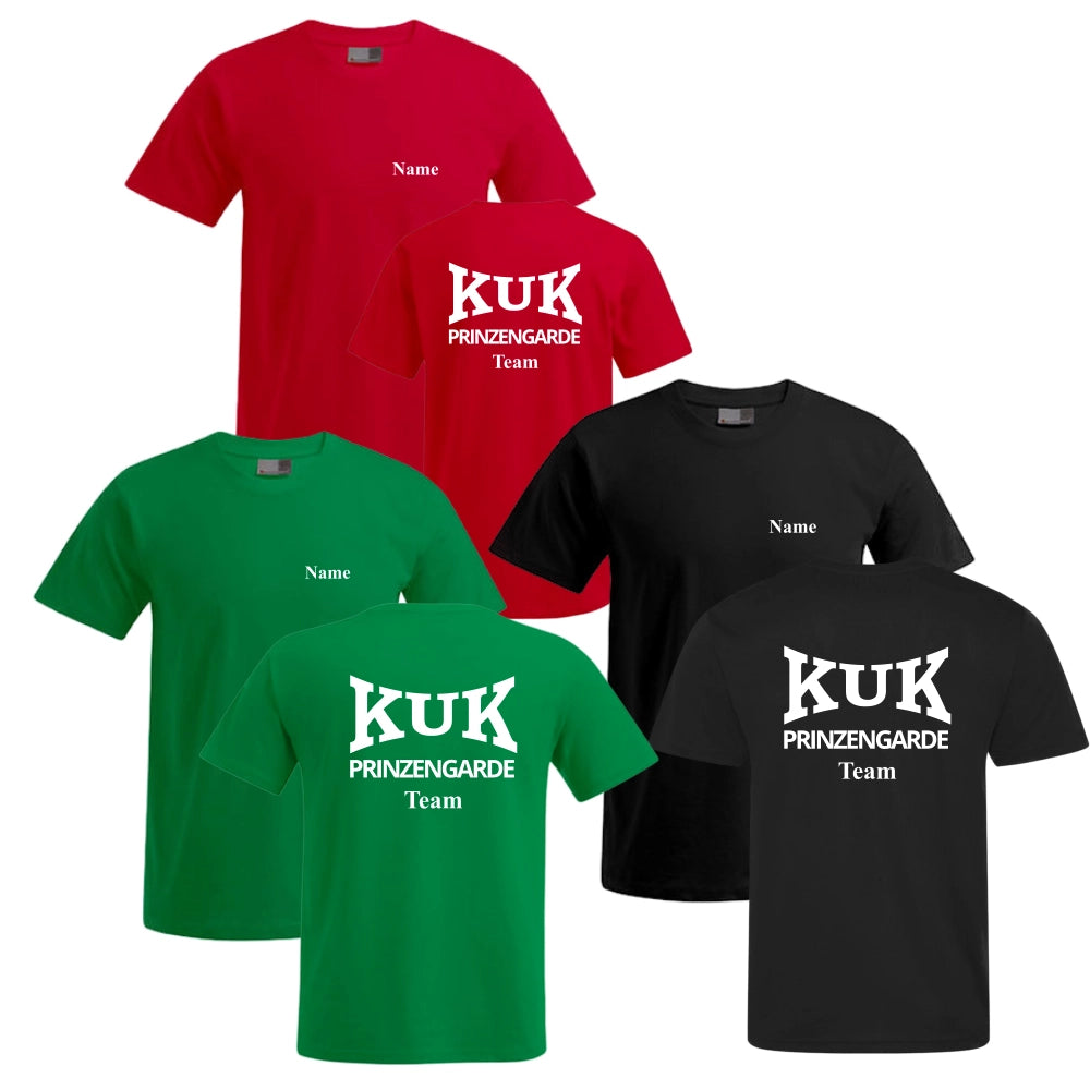 KUK Bendorf Prinzengarde Team Shirt (Black/Fire Red/ Kelly Green)