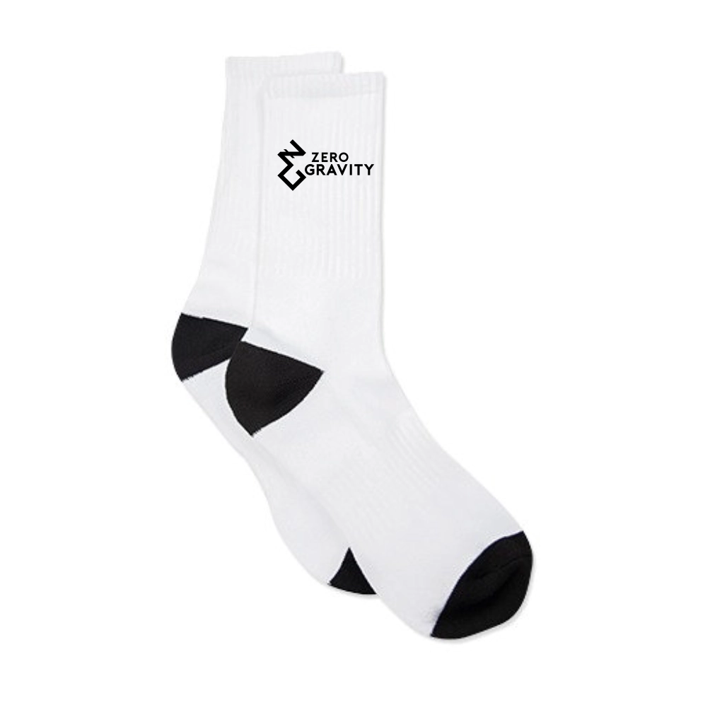 Zero Gravity Pole Dance Socken (Weiss/Schwarz)