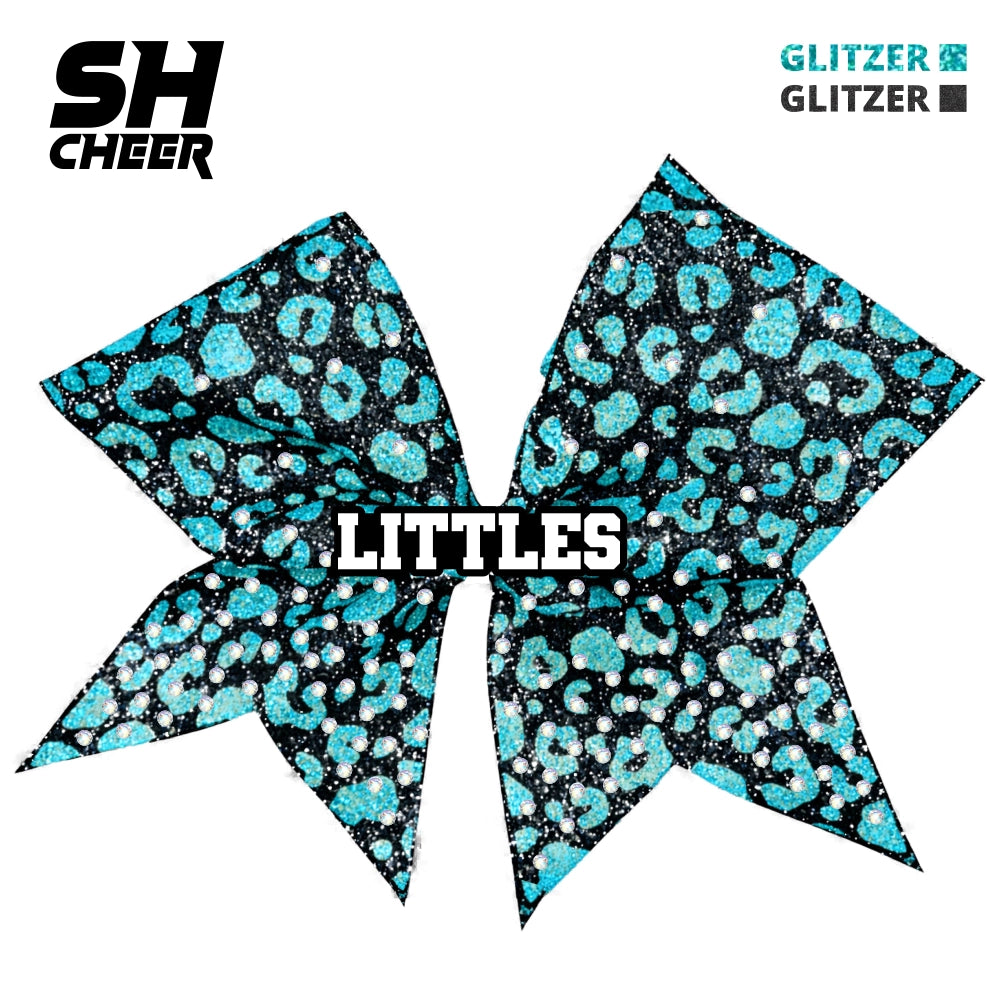 Gold Cats SHCheer LITTLES Glitzer Schleife (Black/Sky Blue)