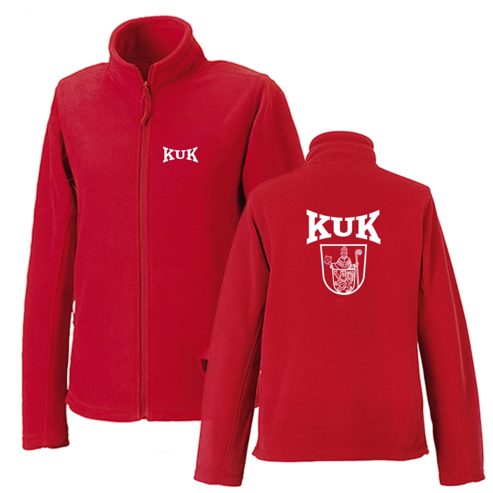 KUK Bendorf Fleecejacke mit Stick (Classic Red)