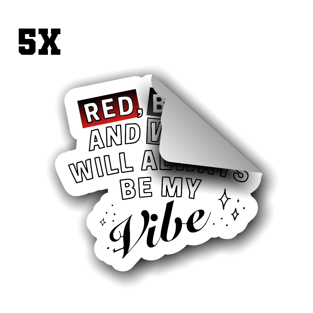 Black Jack Cheerleader 5x V1 Sticker