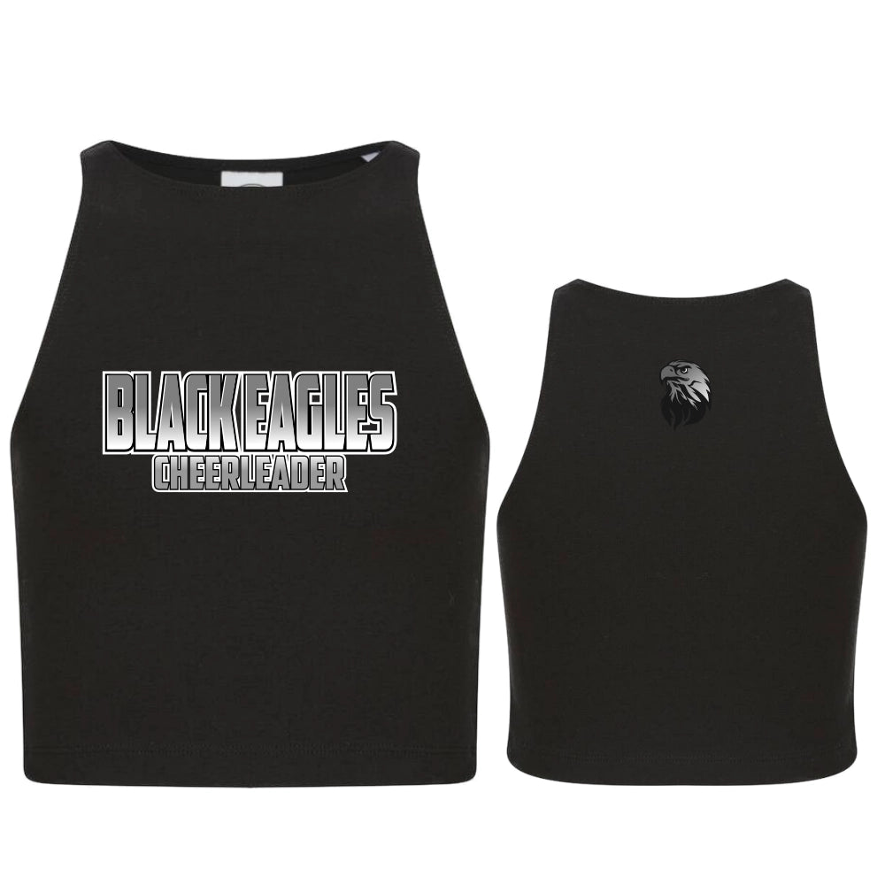Black Eagles Kids´ Cropped Top (Black)
