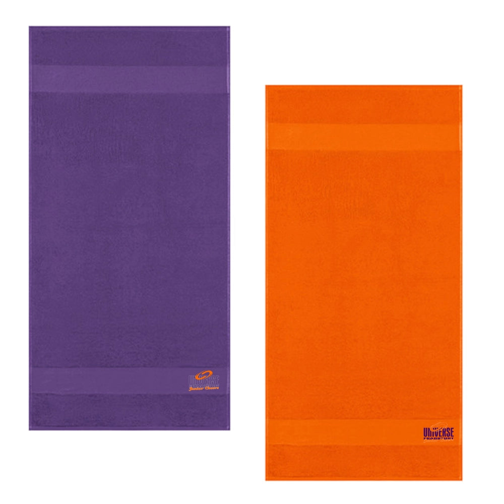 Geschützt: Universe Junior Cheer Handtuch (Purple/Orange)