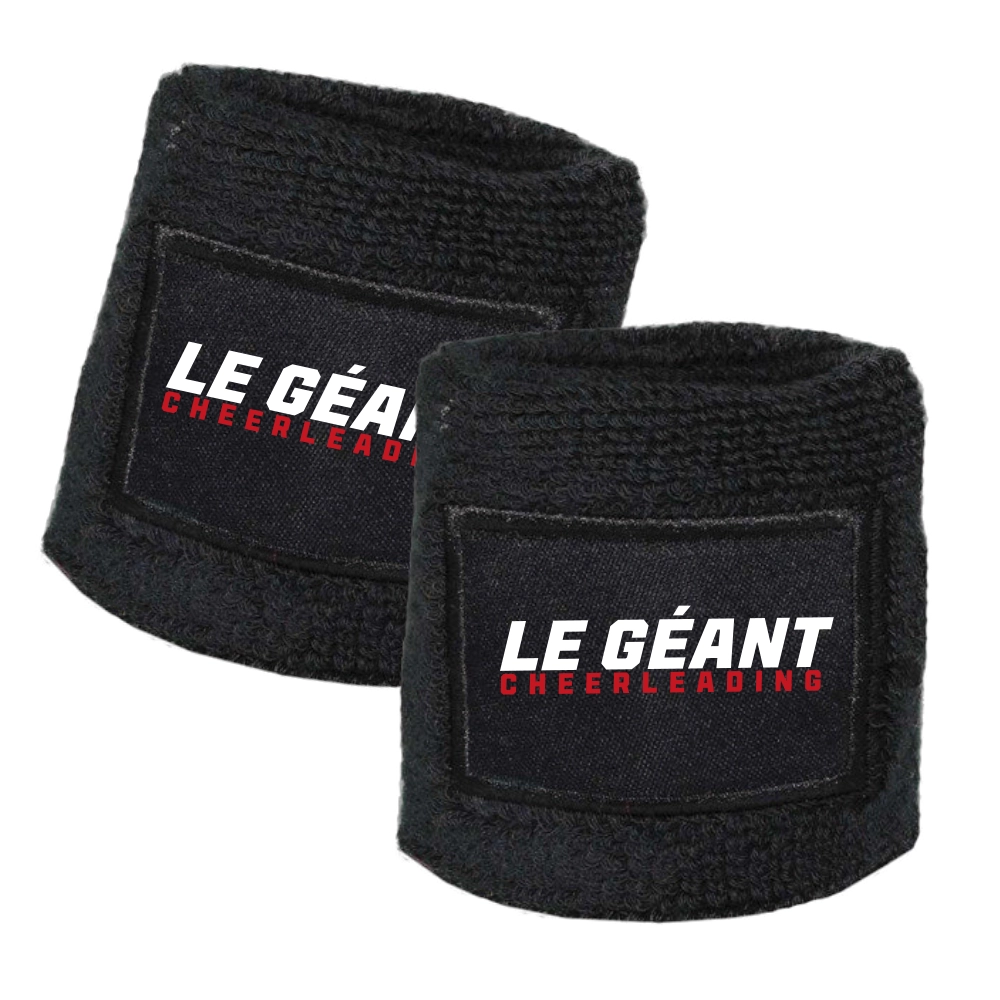 Le Géant Schweißarmbänder (Black)