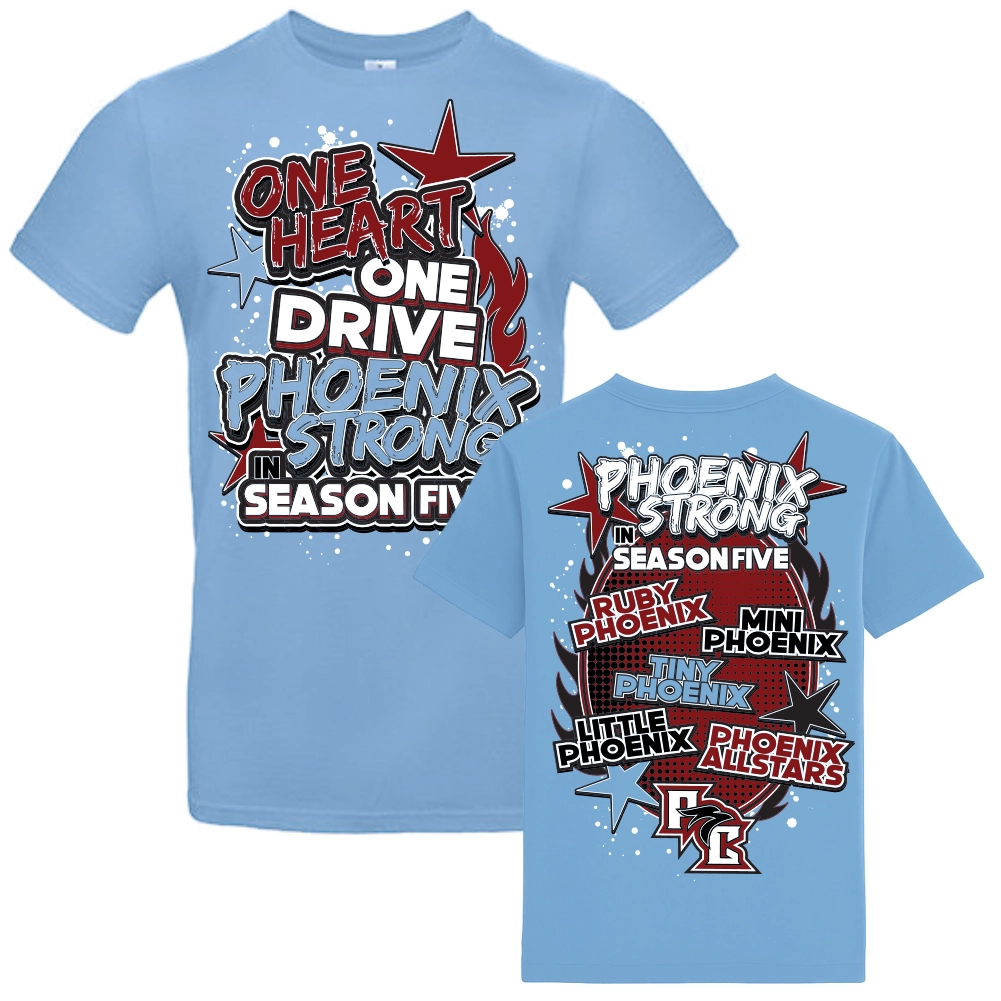 Phoenix Cheerleader Seasonshirt 25/26 (Sky Blue)