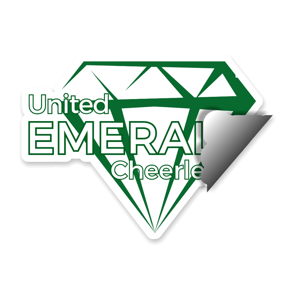 United Emeralds Sticker 10CM (5x)