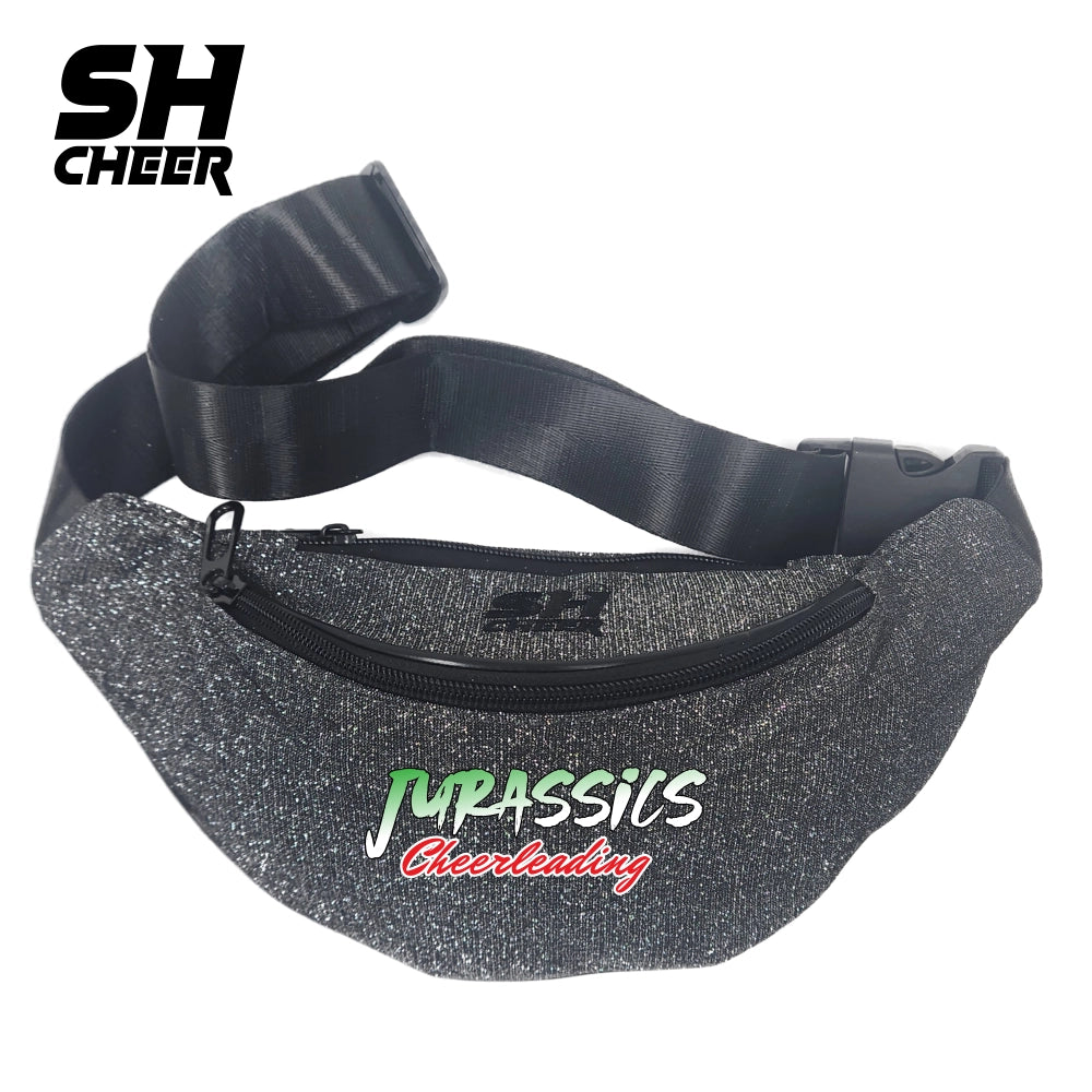 Jurassics Cheerleading SHCheer Glitzer Belt Bag V2 (Black)
