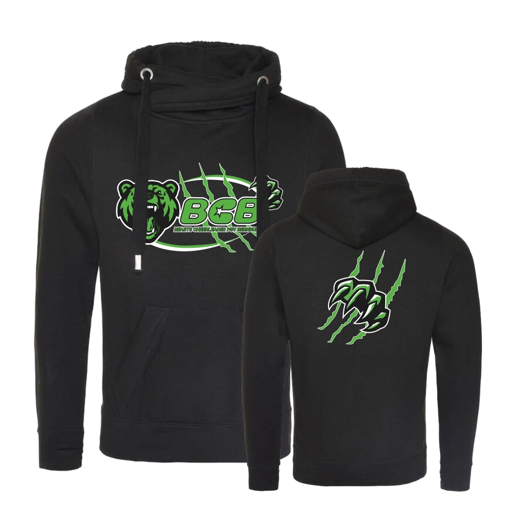 Geschützt: Beasts Cross Neck Hoodie (Jet Black)