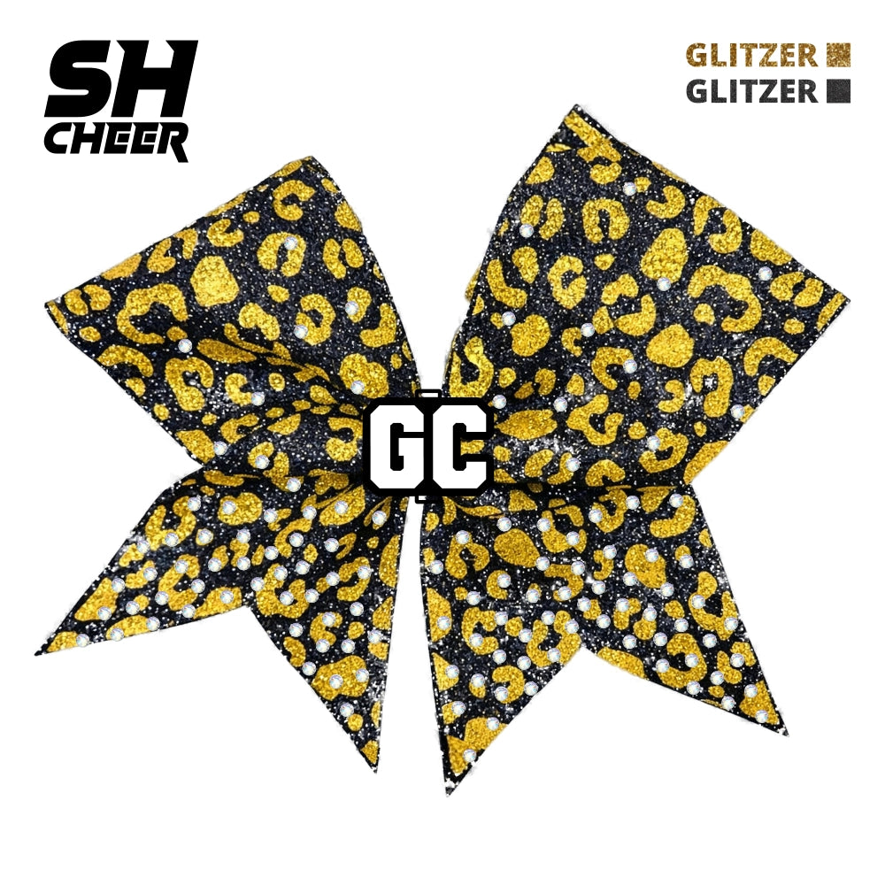 Gold Cats SHCheer GS Glitzer Schleife (Black/Gold)