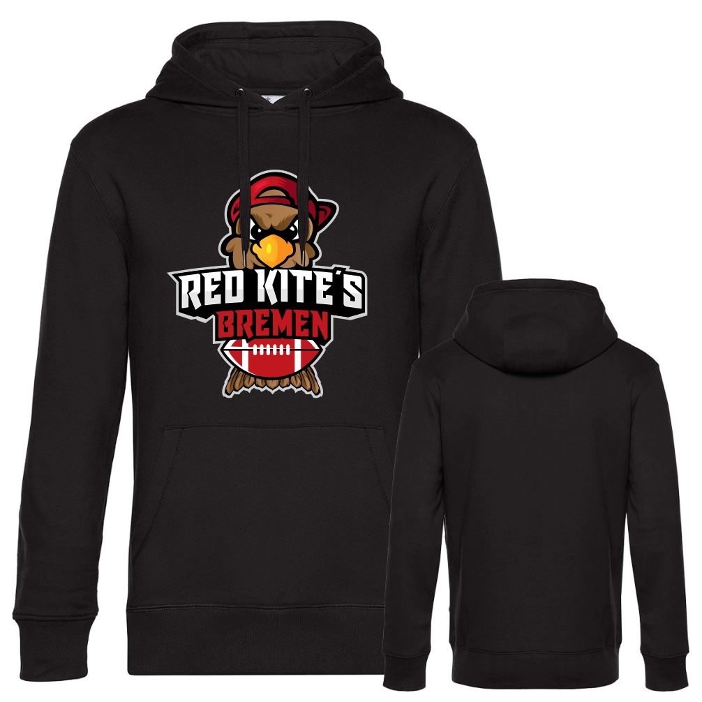 Bremen Firebirds Football Red Kite’s Hoodie (Deep Black)