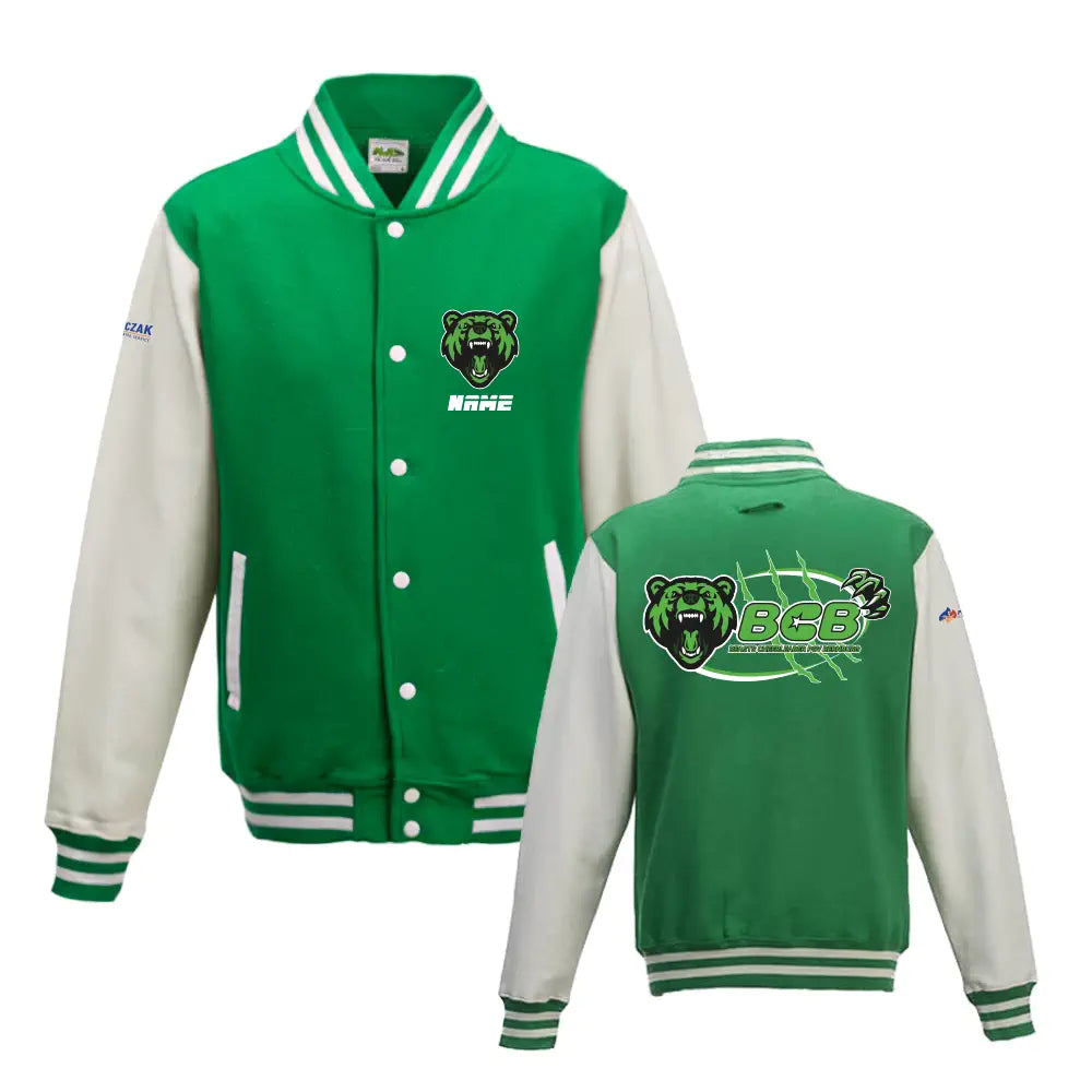 Geschützt: Beasts Cheerleader Collegejacke (Green/White)