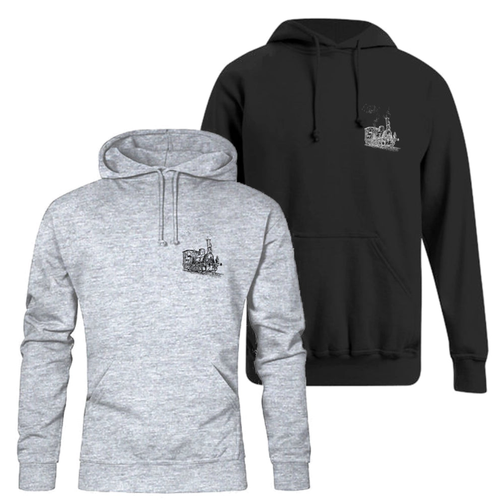 MEC Rhein-Lahn e.V. Hoodie mit Stick (Black/Sports Grey)
