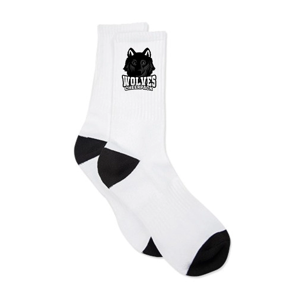 Wolves Cheerpack Socken (Weiss/Schwarz)