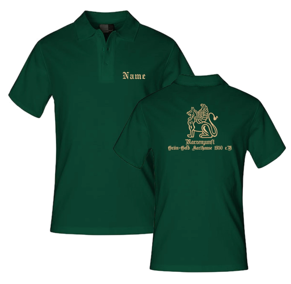 NZGG Narenzunft Grün-Gelb Karthause e.V. - Polo mit Stick (Forest)