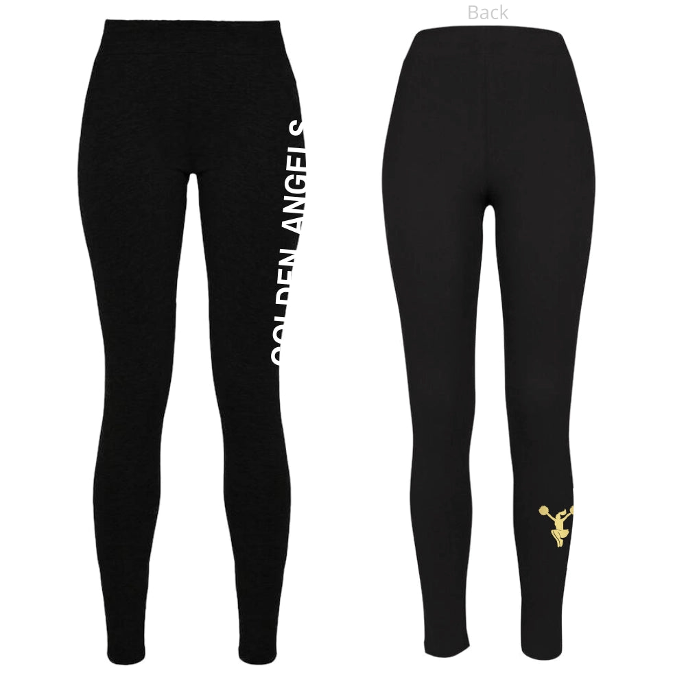 Golden Angels Leggings (Jet Black)