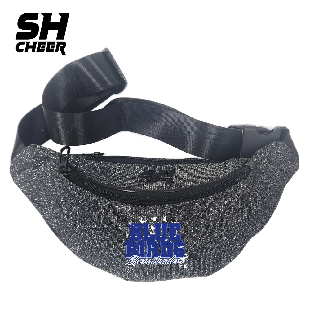 Blue Birds SHCheer Glitzer Belt Bag V2 (Black)