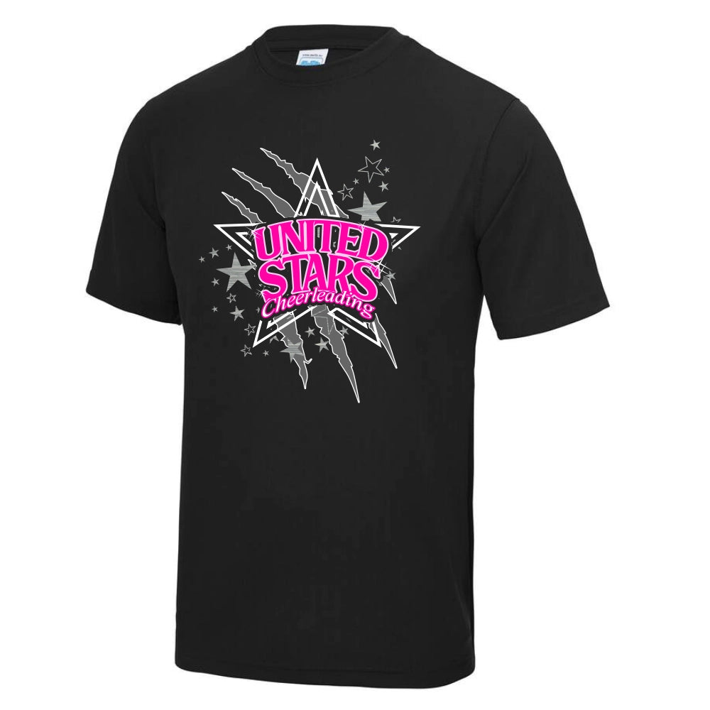 Geschützt: United Stars Cheerleading Shirt (Black)