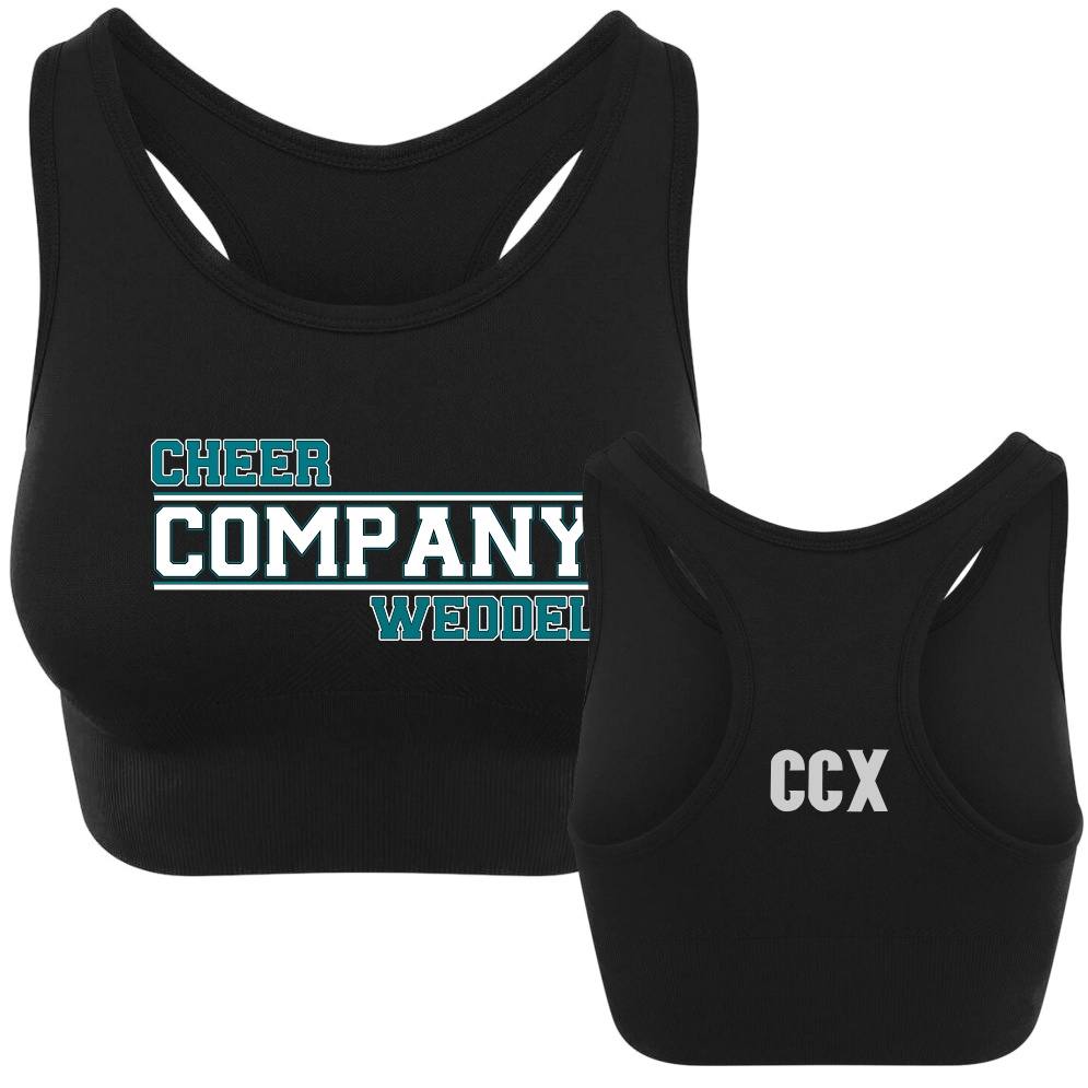 Cheer Company Weddel Sporttop/Bra (Jet Black)