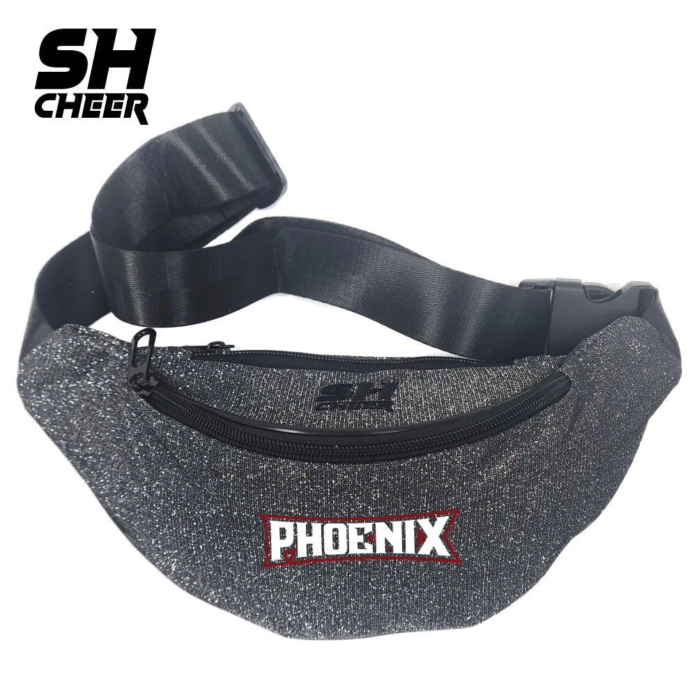 Phoenix Cheerleader SHCheer Glitzer Belt Bag V2 (Black)