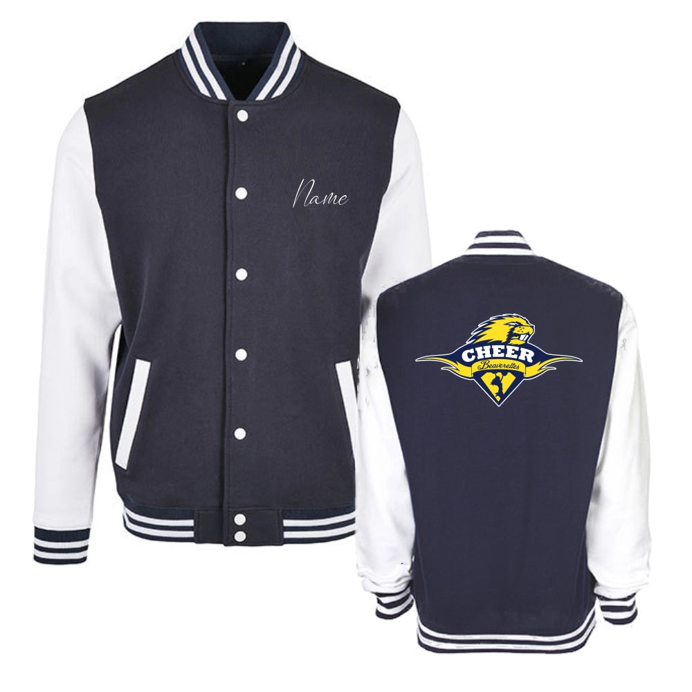 Beaverettes Cheerleader Collegejacke (Navy/White)