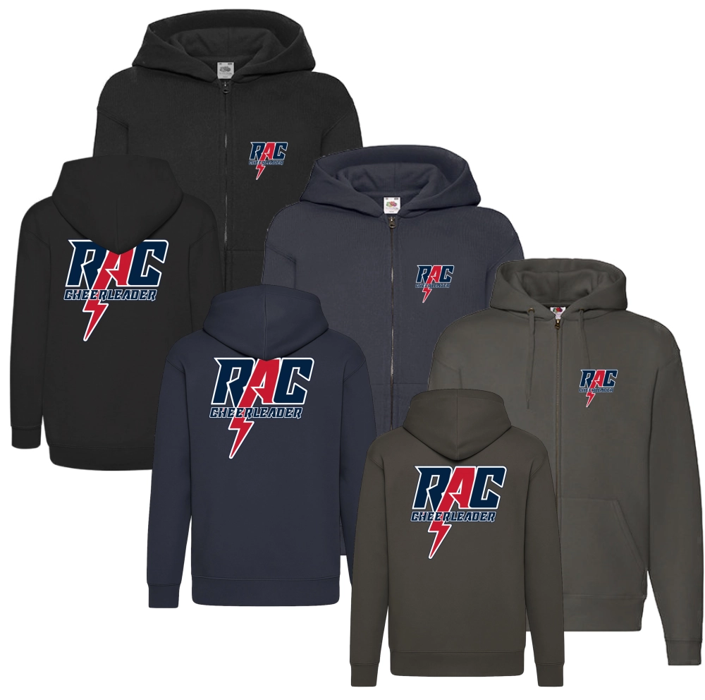 RAC Cheerleader Hooded Jacke (Black/Deep Navy/ Charcoal)