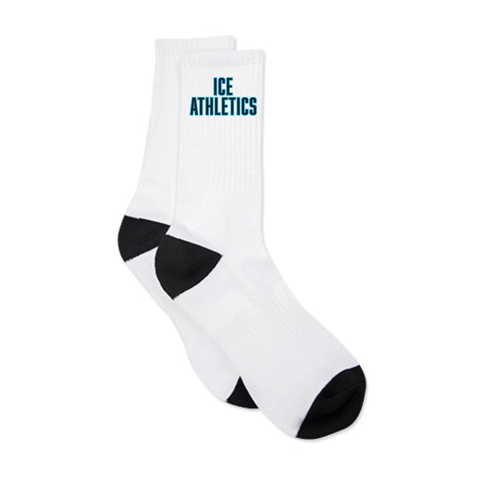 ICE Athletics Socken (Weiss/Schwarz)