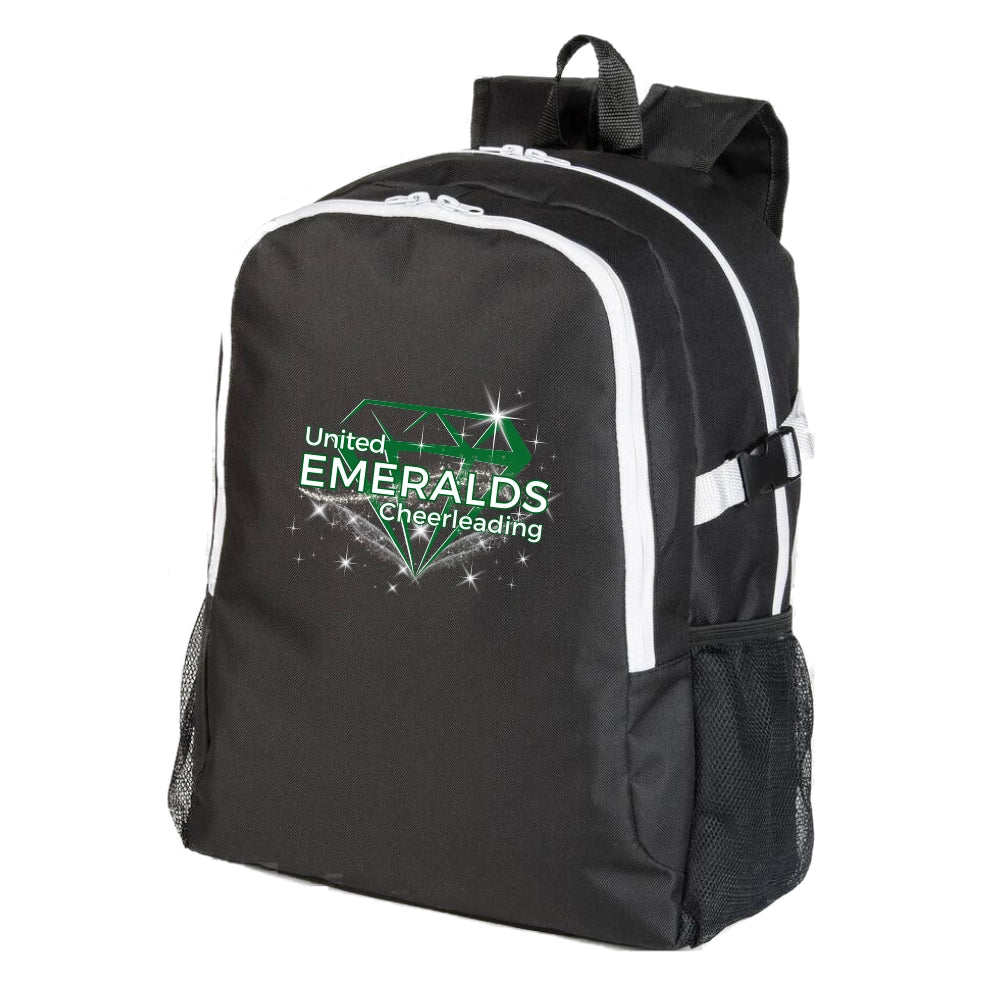 United Emeralds Rucksack (Black/White)