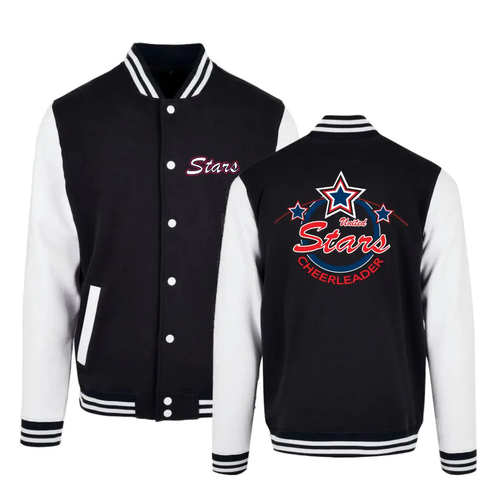 United Stars Collegejacke (Black/White)